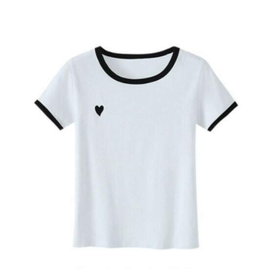 Hot selling summer playful T-shirt [White] [S-2XL size] (please contact customer service to confirm the delivery size after placing the order)