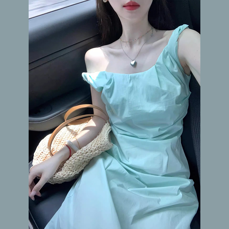 Hot-selling sleeveless vest dress (picture color S-XL) (please contact customer service to confirm the delivery size after placing the order)