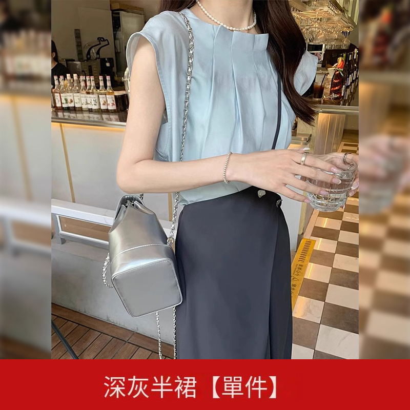 Hot selling skirt [single piece] (dark gray S size - L size) (please contact customer service to confirm the delivery size after placing the order)