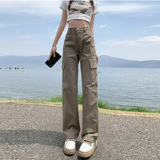 熱賣工裝牛仔褲【卡其長褲】【XS-XL碼】（下單後請聯絡客服確認發貨尺碼）