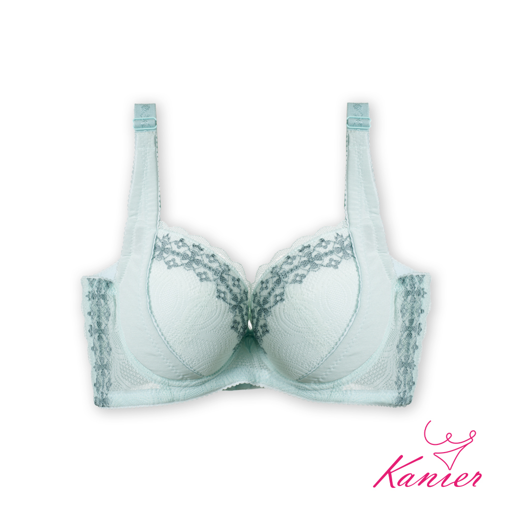 【Kanier卡妮兒】月牙拉拉．內襯夾心機能型內衣【2367 淺豆綠 -B / C / D罩杯】