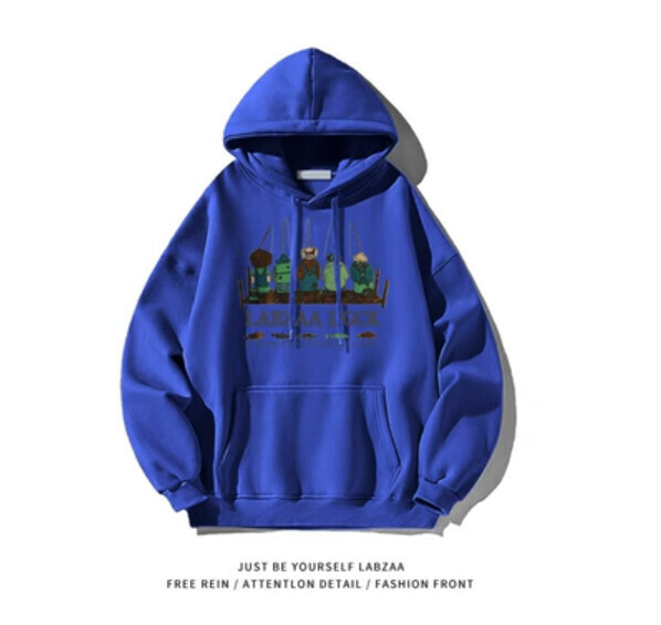 爆款連帽衛衣【M-3XL】【寶藍色】(下單後聯絡客服確認發貨尺碼) 