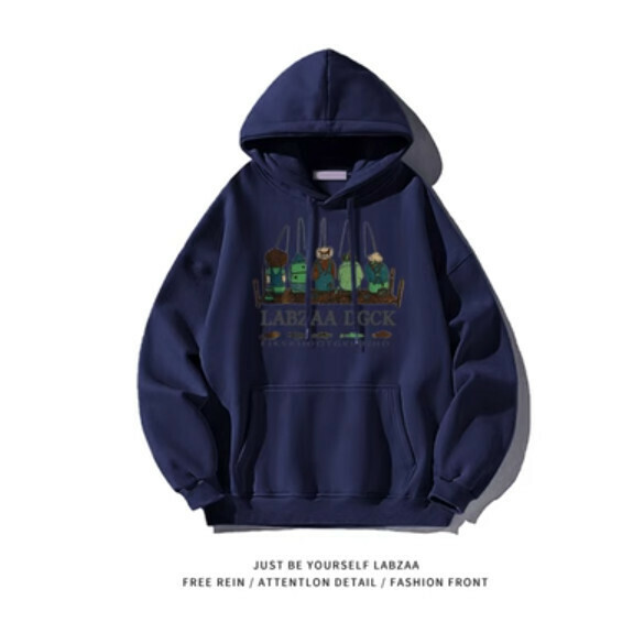 熱推連帽衛衣【M-3XL】【藏藍色】(下單後聯絡客服確認發貨尺碼) 