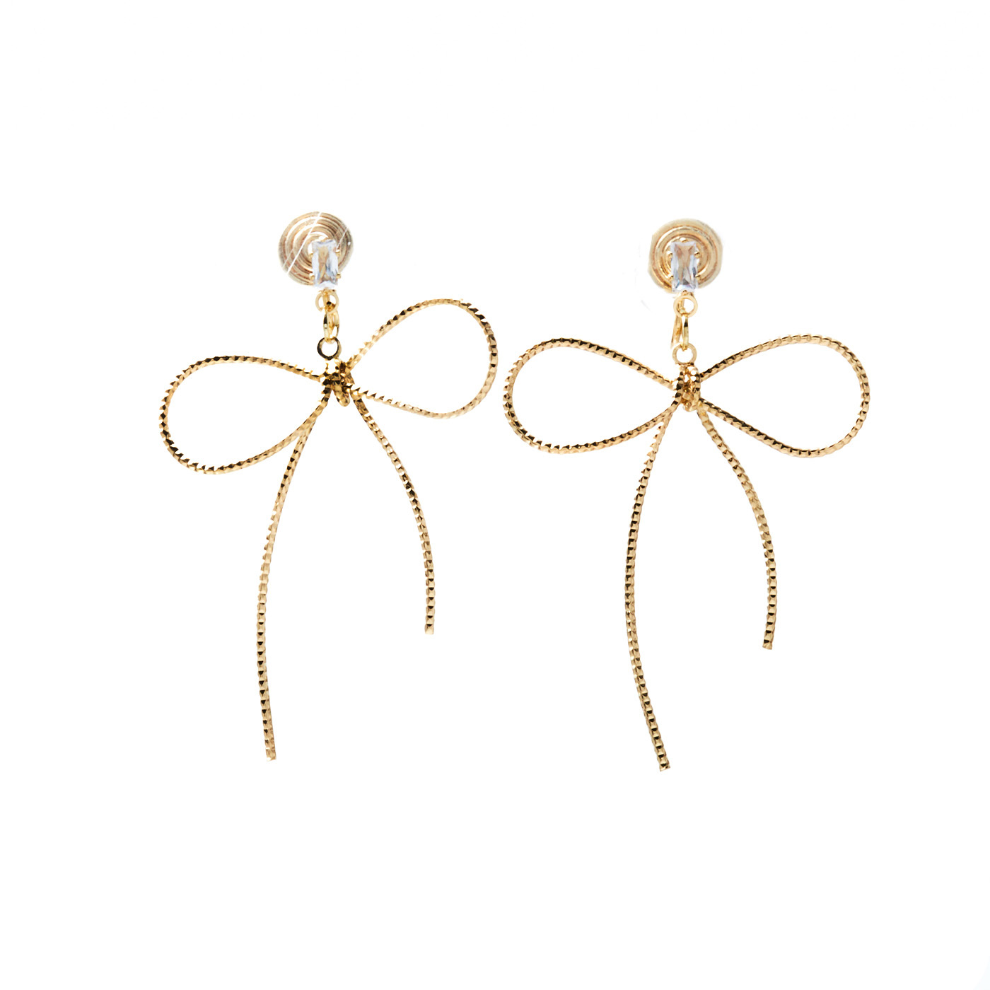 平價飾品,蝴蝶結,夾式耳環