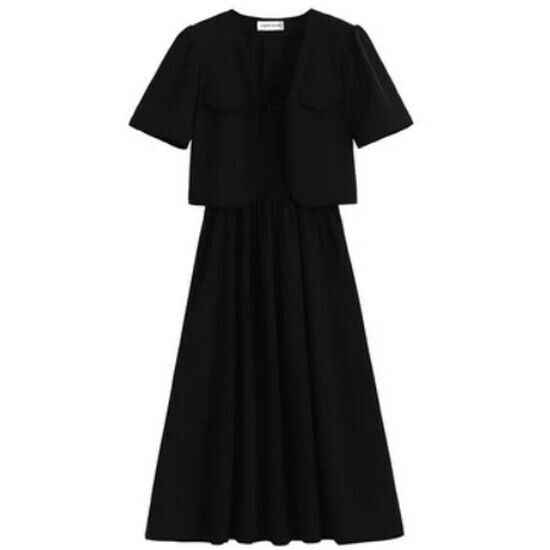 Hot Selling Dress Set [Black] [L-4XL Size] (Please contact customer service to confirm the delivery size after placing the order)