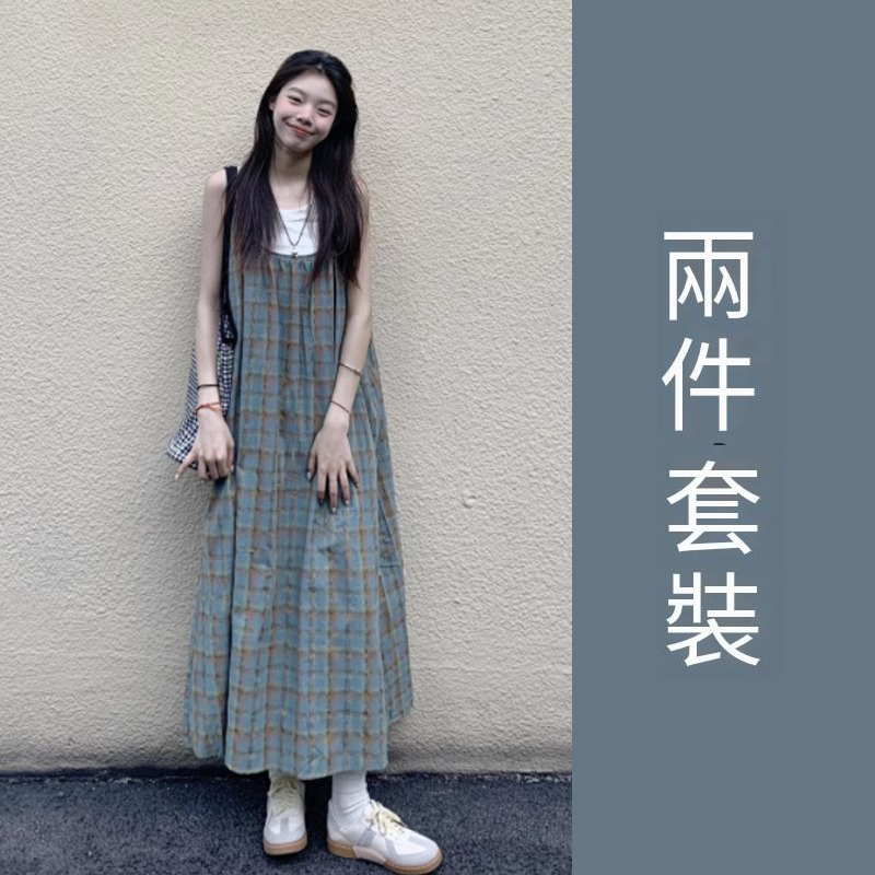 Hot selling base + dress [suit] (picture color S size - XL size) (please contact customer service to confirm the delivery size after placing the order)