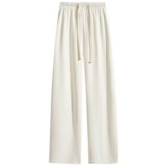 Hot Selling Elastic High Waist Draped Pants [White] [S-3XL] (Please contact customer service to confirm the delivery size after placing the order)