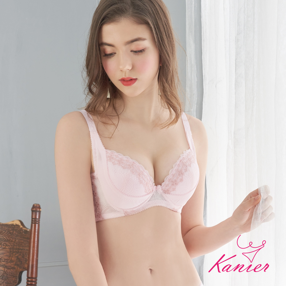 【Kanier卡妮兒】月牙拉拉．內襯夾心機能型內衣【2367 泡泡粉 -B / C / D罩杯】