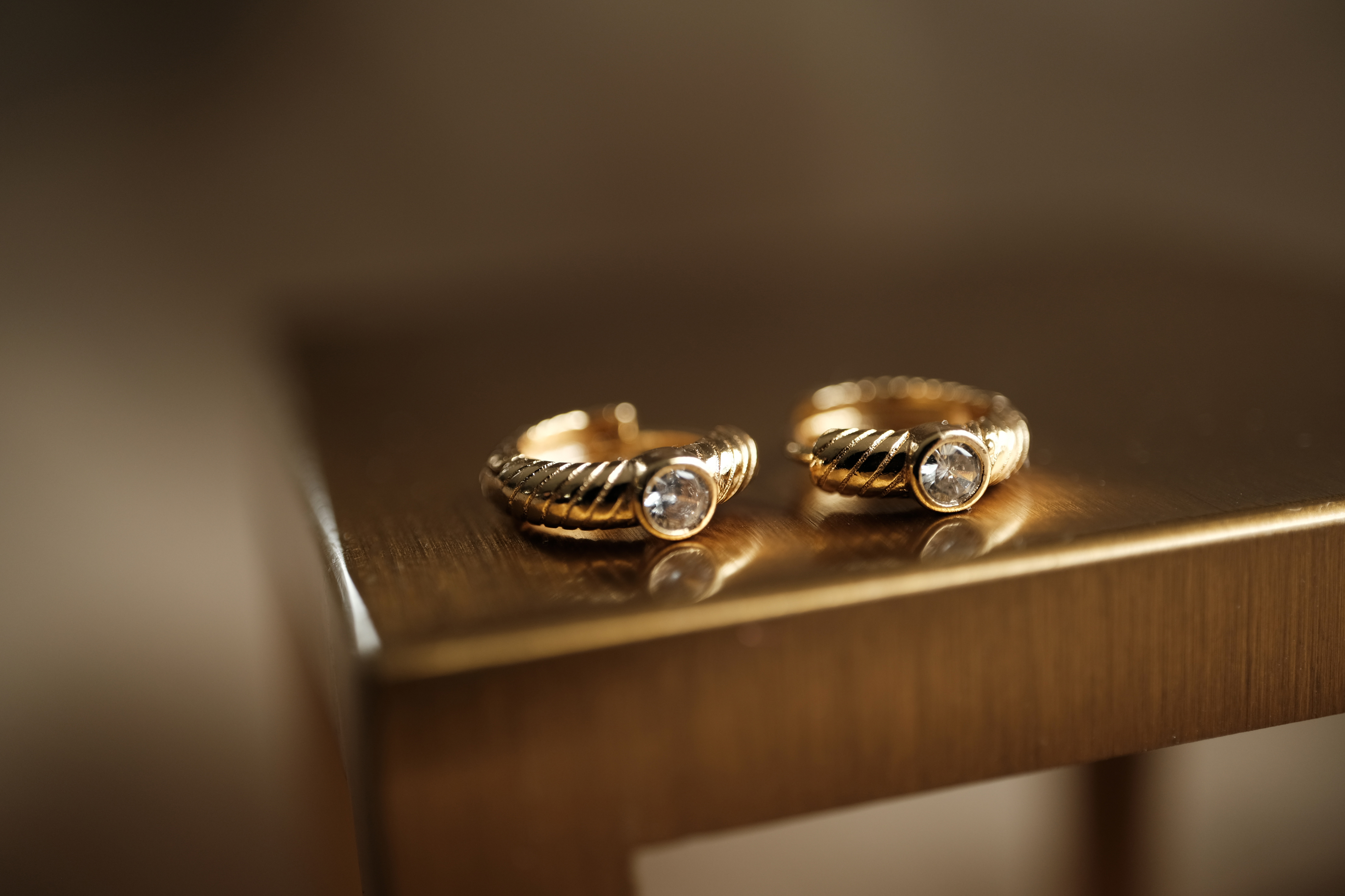 18KGP 一隅幽靜耳環