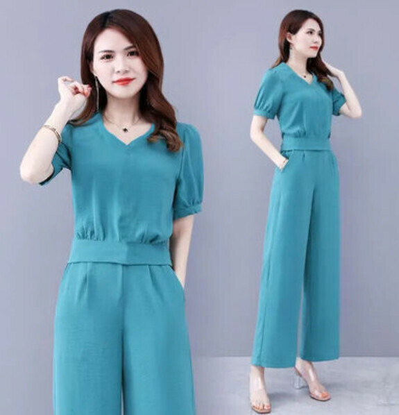 Fashionable Goddess Fan Set [Green] (Size: S-2XL) (Contact customer service to confirm the shipping size after placing an order)