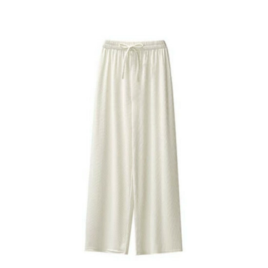 Hot selling drapey casual trousers [apricot color] [XL-4XL size] (please contact customer service to confirm the delivery size after placing the order)