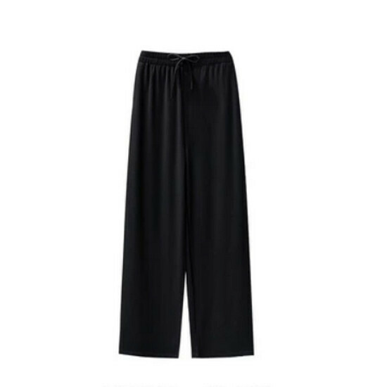 Hot selling drapey casual trousers [black] [XL-4XL size] (please contact customer service to confirm the delivery size after placing the order)