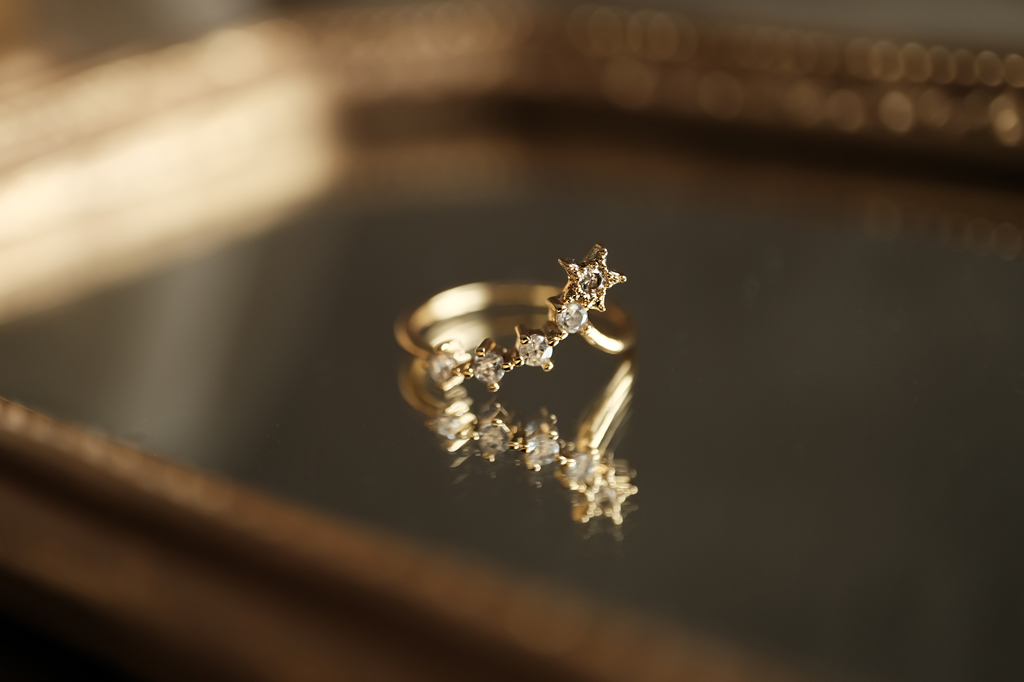 18KGP 繁星璀璨戒指