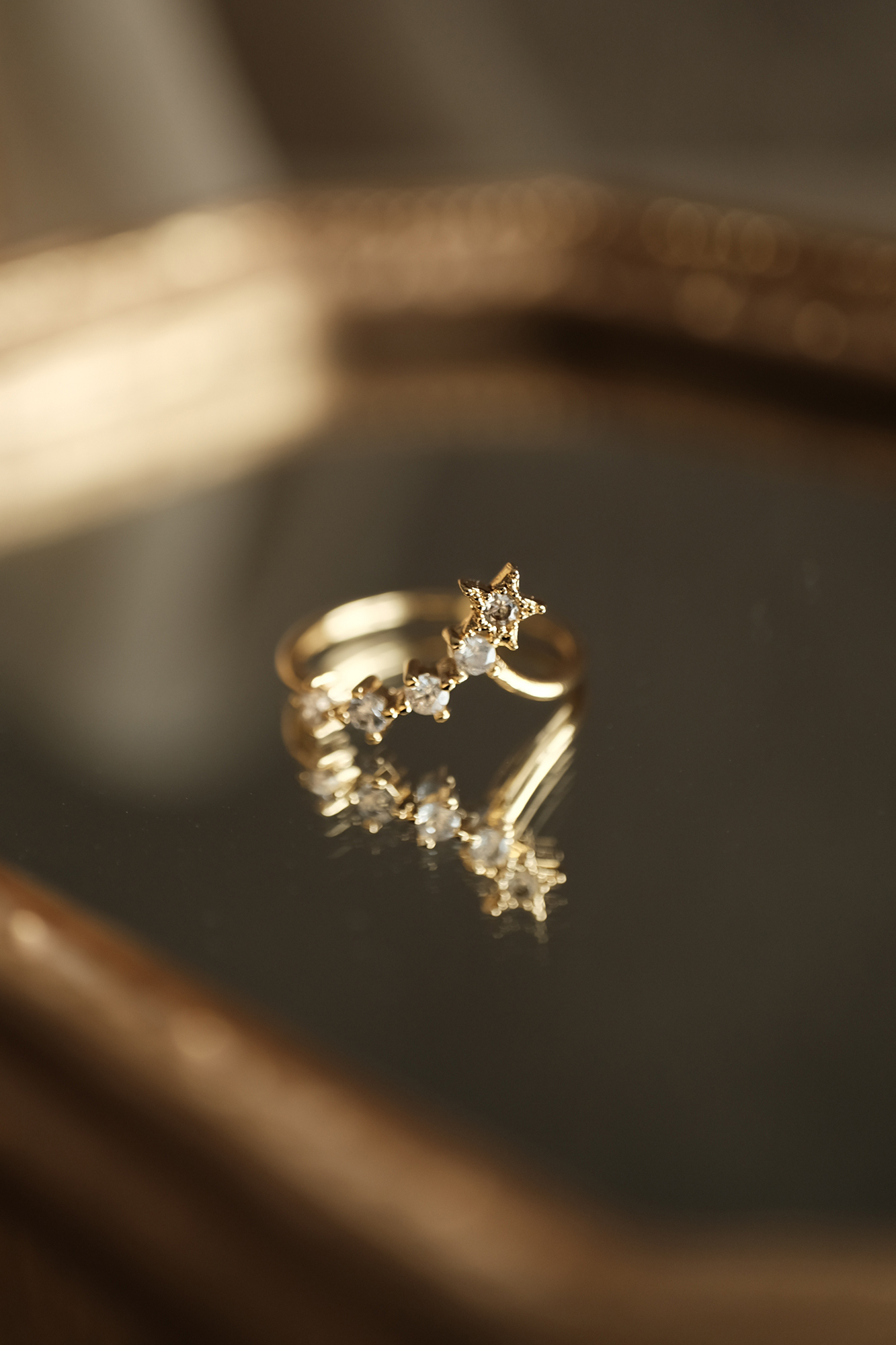 黃銅飾品,黃銅,星星,氣質,仙女,戒指,18KGP,18K金,