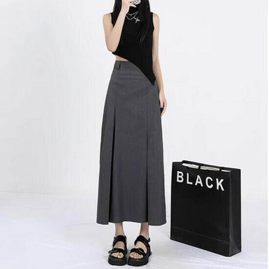 Hot selling pleated skirt [Light Blue] [XS-2XL size] (please contact customer service to confirm the delivery size after placing the order)