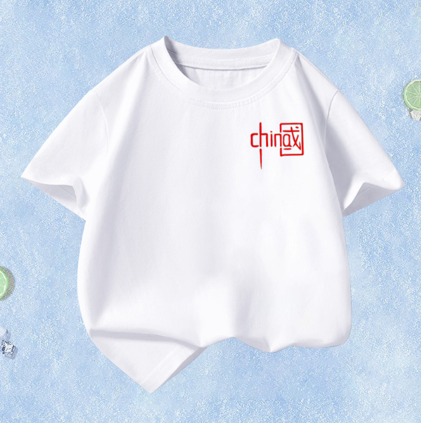 Summer Children's Short Sleeve (White-China) Size 110CM-160CM After placing an order, please contact customer service to confirm the shipping size