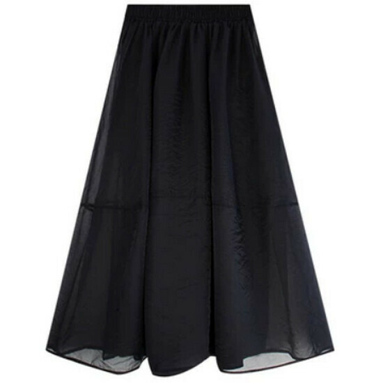 Hot Selling High Waist Mesh Skirt [Black] [S-3XL Size] (Please contact customer service to confirm the delivery size after placing the order)