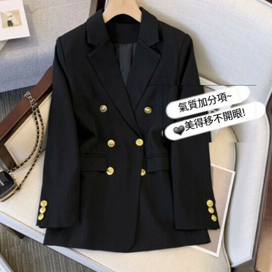 Hot selling casual suit top [black] [M-3XL] (please contact customer service to confirm the delivery size after placing the order)