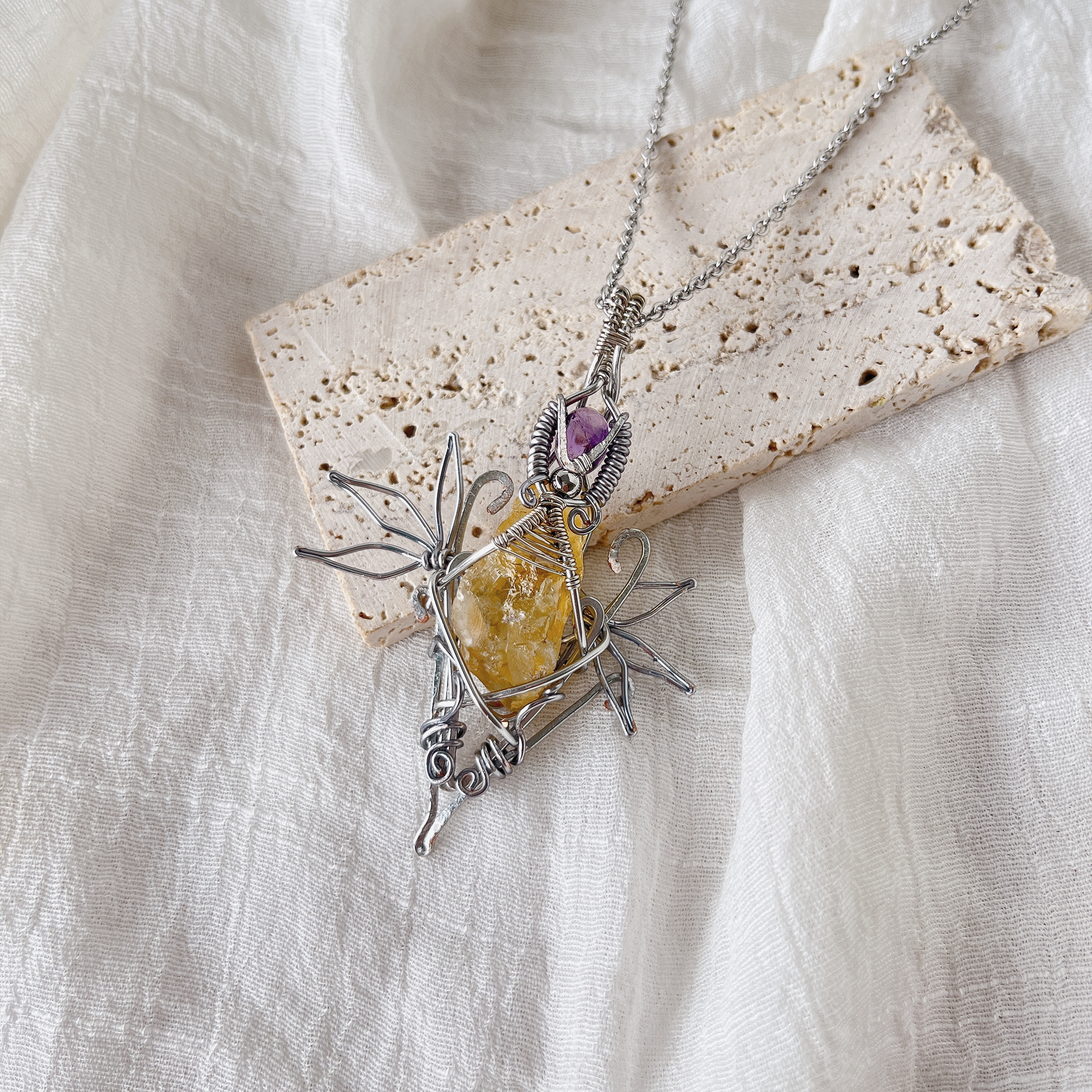 豐．黃水晶與紫水晶