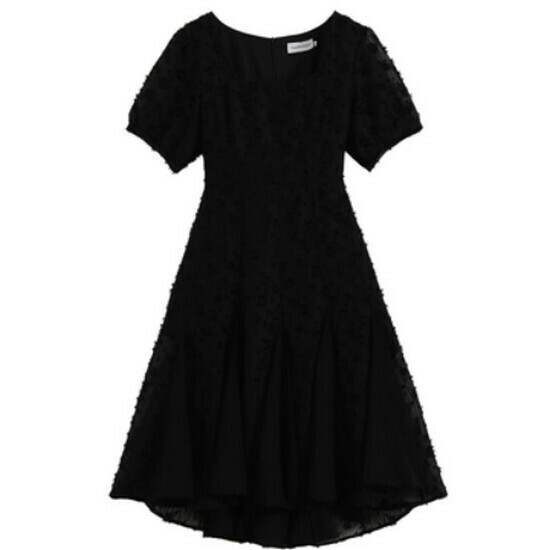 Hot seller collar dress [black] [M-4XL size] (please contact customer service to confirm the delivery size after placing the order)