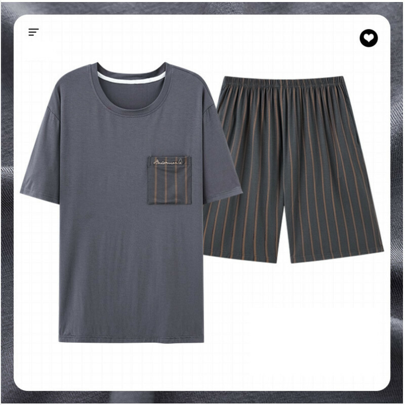 爆款短袖睡衣套裝【L-XXXL碼 AM-3516】【下單后聯絡客服確認發貨尺碼 】