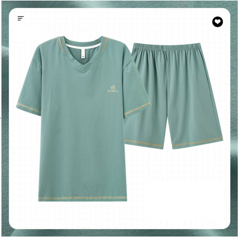 爆款短袖睡衣套裝【L-XXXL碼 AM-3511】【下單后聯絡客服確認發貨尺碼 】