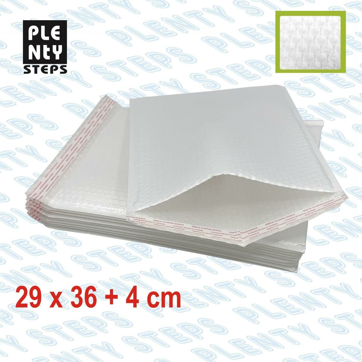 【實惠裝】29 x 36 cm 防潮防震保密珠光膜白氣泡袋（10個）