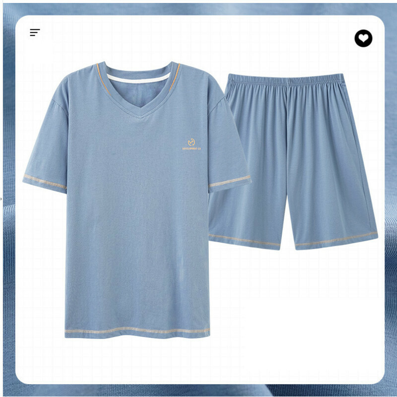 爆款短袖睡衣套裝【L-XXXL碼 AM-3513】【下單后聯絡客服確認發貨尺碼 】