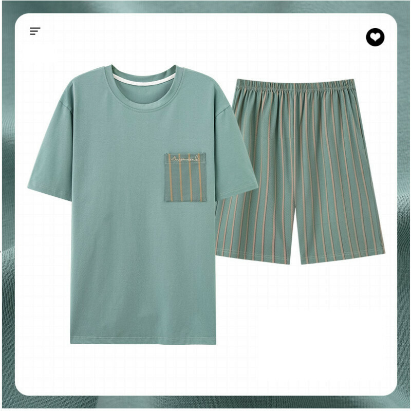 爆款短袖睡衣套裝【L-XXXL碼 AM-3515】【下單后聯絡客服確認發貨尺碼 】