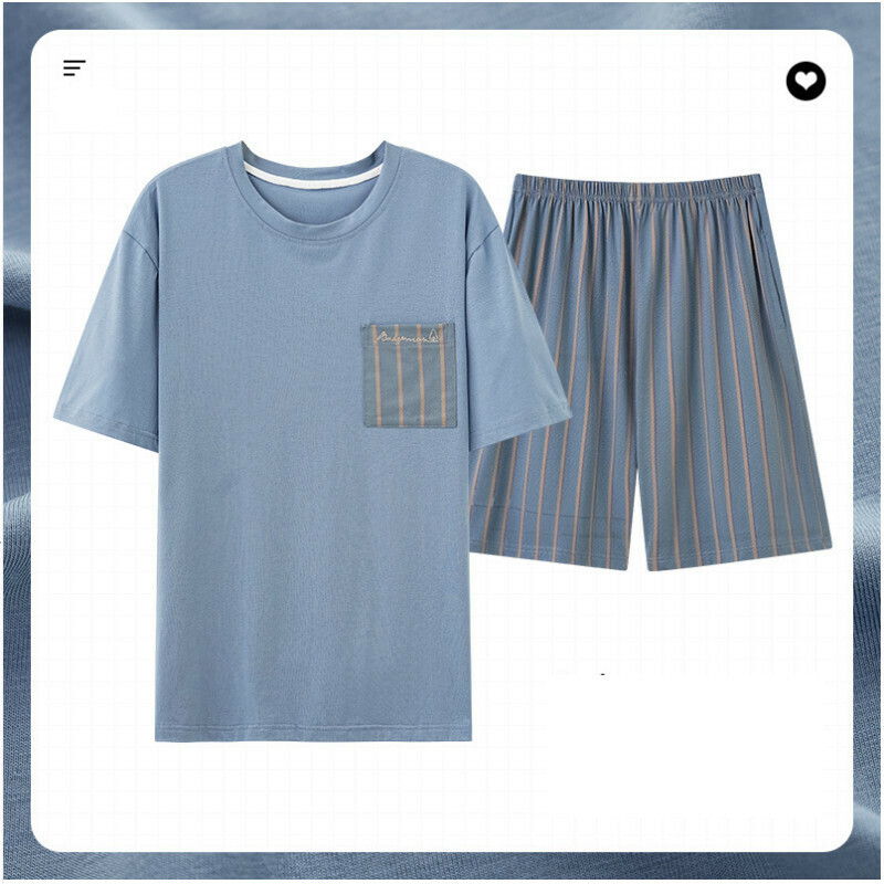 爆款短袖睡衣套裝【L-XXXL碼 AM-3517】【下單后聯絡客服確認發貨尺碼 】