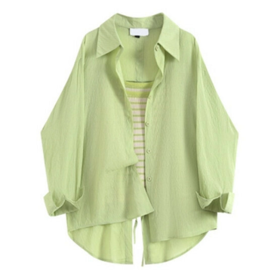 Hot selling green vest + green shirt suit [M-3XL size] (please contact customer service to confirm the delivery size after placing the order)