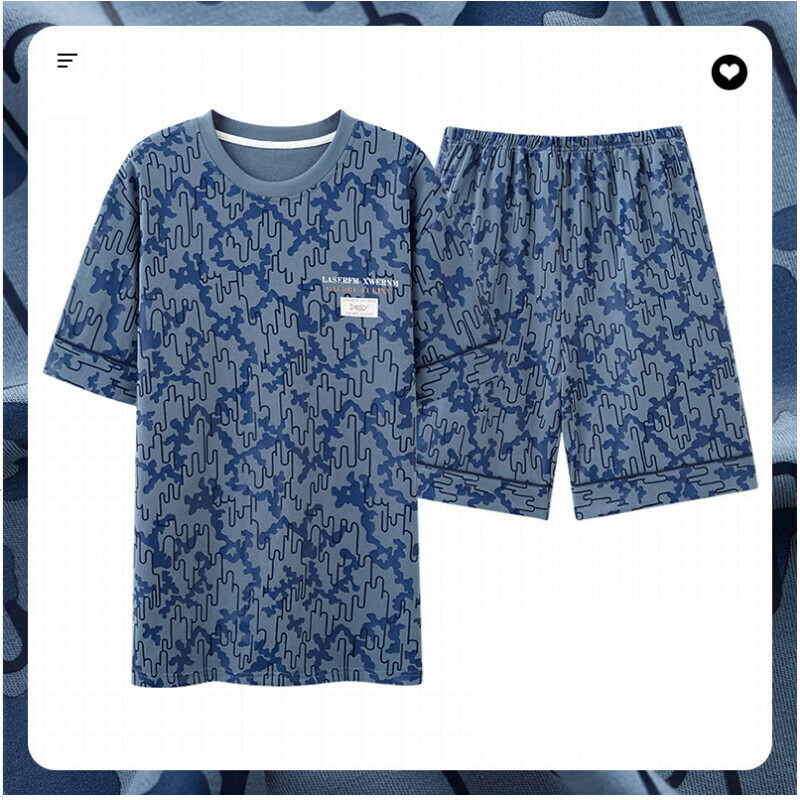 熱推短袖睡衣套裝【L-XXXL碼 AM-78018】【下單后聯絡客服確認發貨尺碼 】