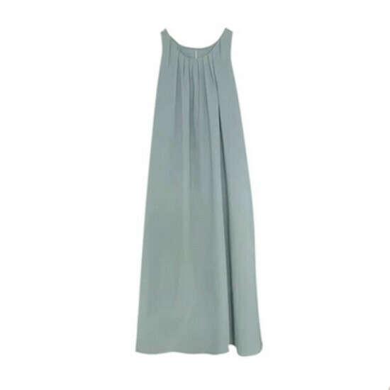 Hot selling pleated hollow dress [green] [S-2XL size] (please contact customer service to confirm the delivery size after placing the order)