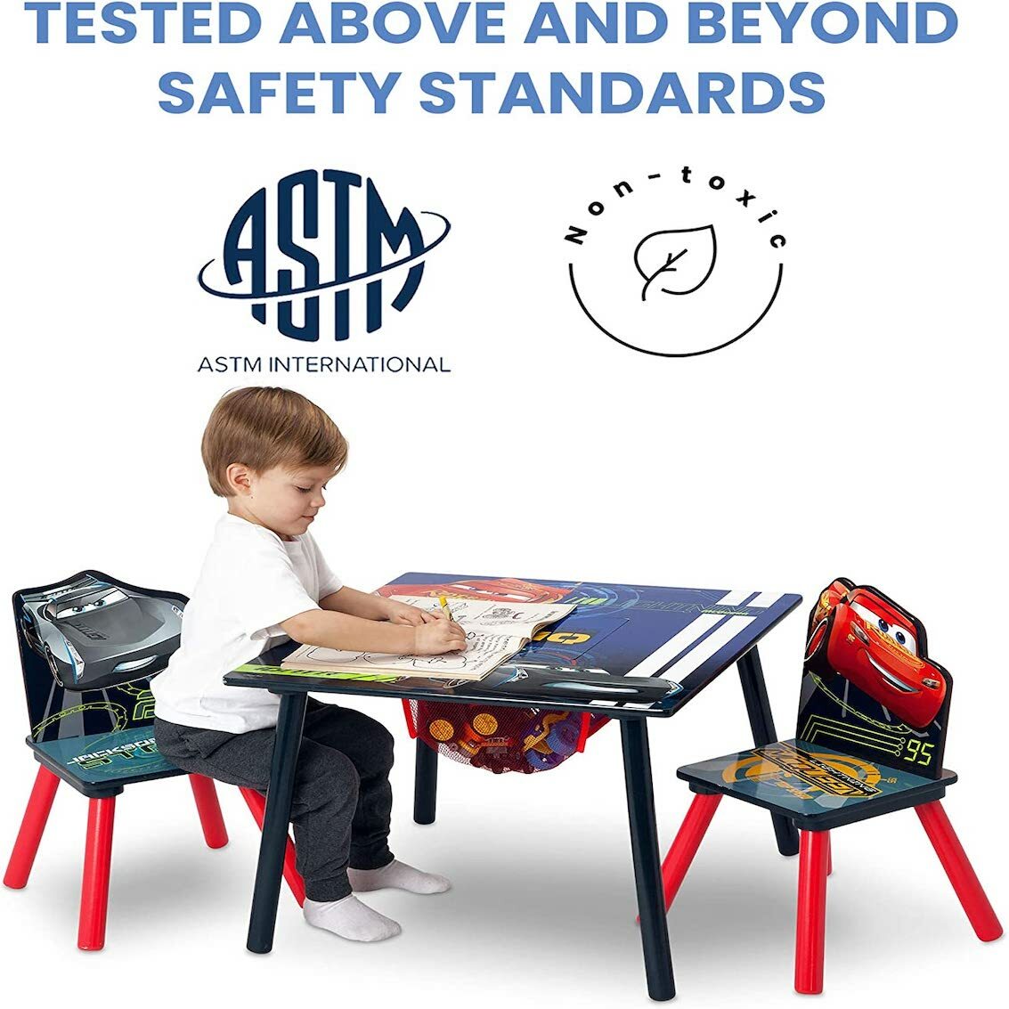 美國 Delta Children 反斗車王兒童桌椅套裝