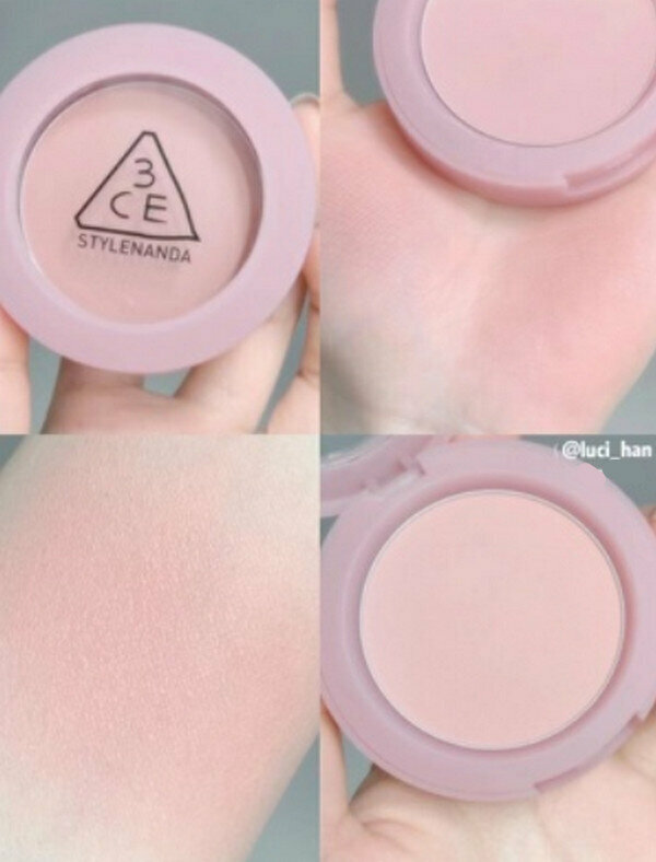 Hot Selling 3CE Mood Monochrome Blush/Highlight All-in-one Repair Palette-CITY MAUVE Smoke Pink