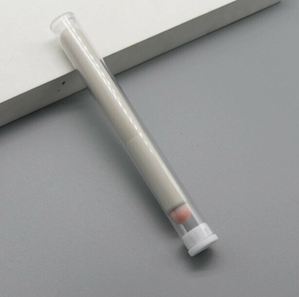 熱賣唇刷口紅刷短款圓頭（純粉色唇刷 帶筒）