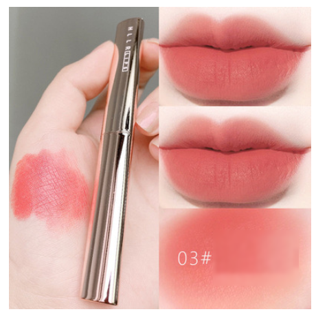 Hot-selling lipstick, lipstick, white, non-stick, non-fading (3#) (frosted peach)