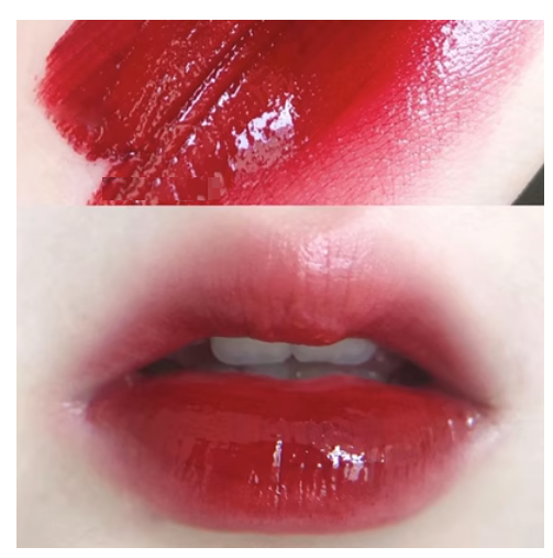 Hot Selling Shell Mirror Water Glossy Lip Glaze Summer Whitening Lip Gloss (4#) (Explosive Cherry)