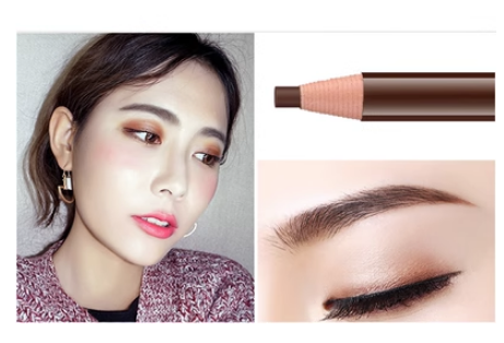Best-selling long-lasting three-dimensional eyebrow pencil that is not easy to fade (15 medium coffee)