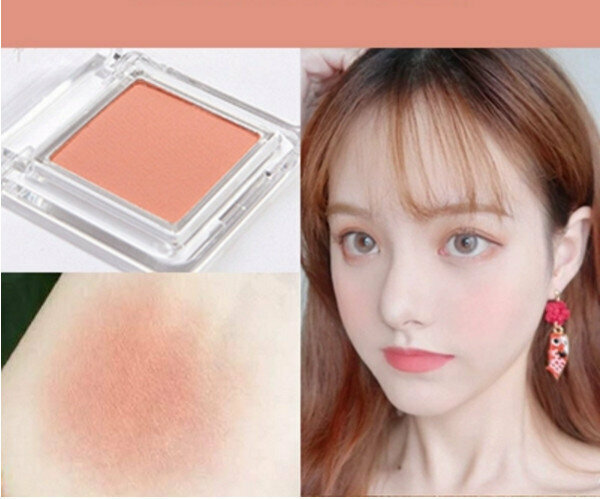 Hot Selling JudydoLL Single Color Blush All-in-One Palette-04 Cream Orange/Matte