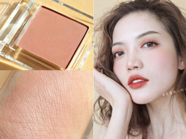 Hot selling JudydoLL single color blush all-in-one palette-06 apricot color/matte fine shimmer
