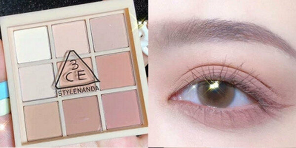 Hot Selling 3CE Eyeshadow Palette-Nine Colors #DEAR NUDE Taro Milk Tea