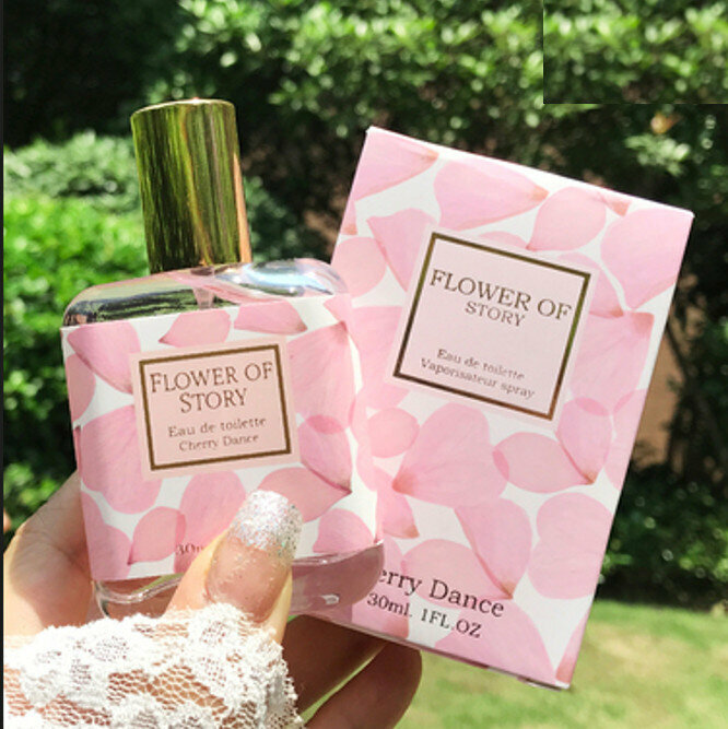 Hot selling fresh fruity long-lasting eau de toilette for student girls - 30ML cherry blossom dance (flower and fruit gourmet fragrance)