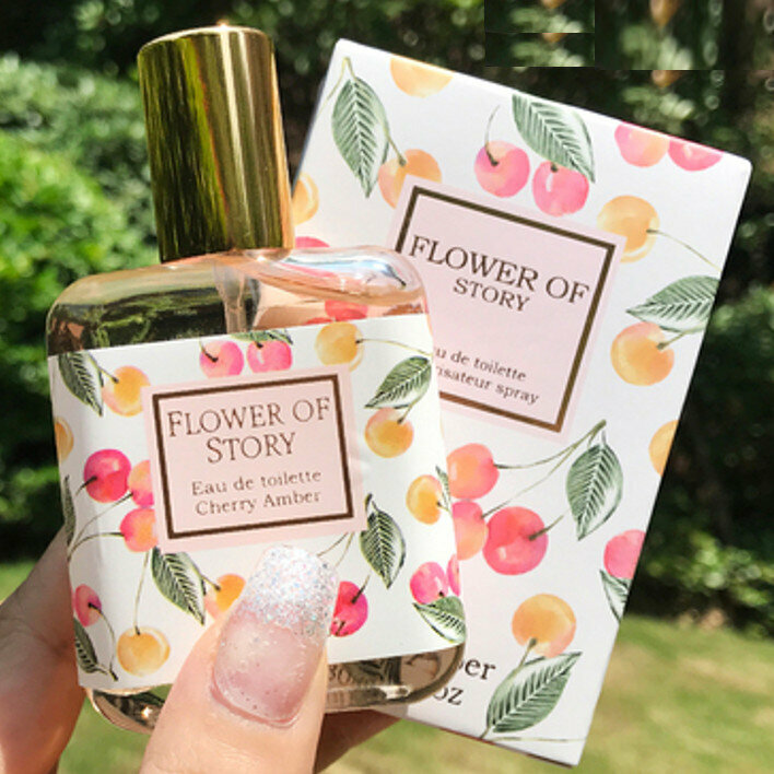 Hot selling fresh fruity long-lasting eau de toilette for student girls - 30ML cherry amber (floral and fruity)