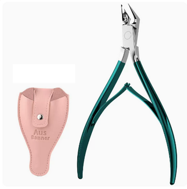 Hot-selling sharp-nosed pedicure knife (specifications: nail groove scissors for women (free leather cover))