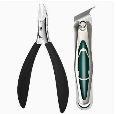 Hot Selling Needle Beak Pliers (Specifications: [Black] Nail Fault Scissors + Large Extended Diagonal Scissors)