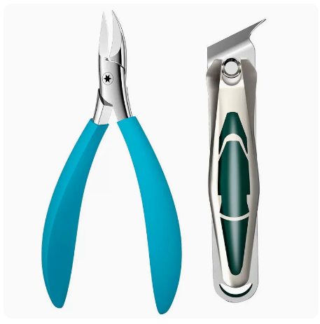 Hot Selling Needle Beak Pliers (Specifications: [Blue] Nail Fault Scissors + Large Extended Diagonal Scissors)