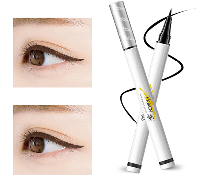 Hot Selling (Pack of 2) Waterproof Quick-drying Easy-to-Add Eyeliner (Brown)