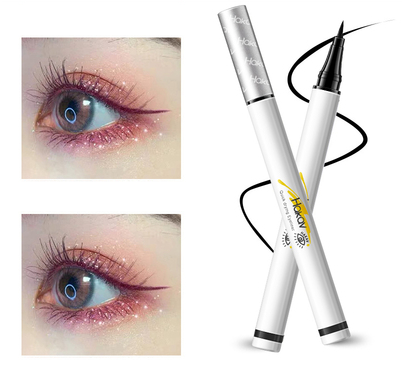 Hot Selling (Pack of 2) Waterproof Quick-Drying Easy-to-Apply Eyeliner (Pink-Purple)