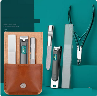 Hot-selling sharp-nosed pedicure knife (Specification: A1 (nail groove scissors + nail scissors + nail file + nail polisher))
